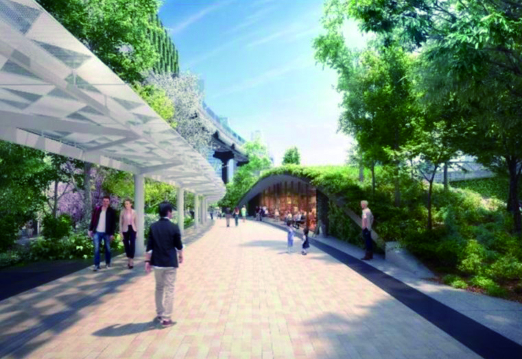 広大な「歩行者ネットワーク」に注目　浜松町駅西口開発計画・芝浦プロジェクト